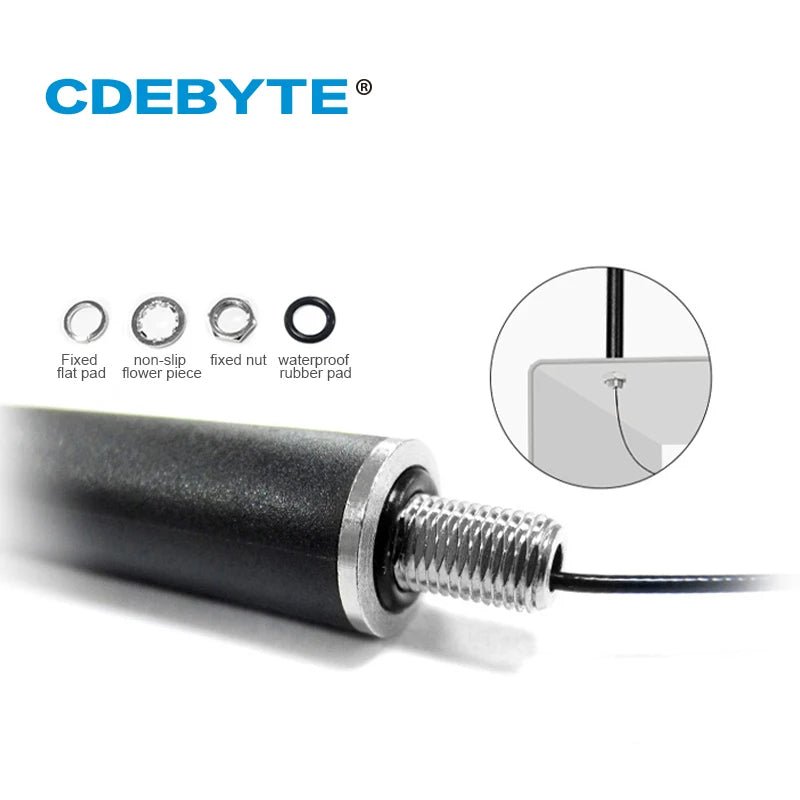 433MHz Rubber Antenna 3dBi IPEX - 1 High Gain Screw Fixed Easy to Install 20W Taxi Teams Related Equipment TX433 - JZLW - 15 - IOT Module Shop Manufacturer Factory