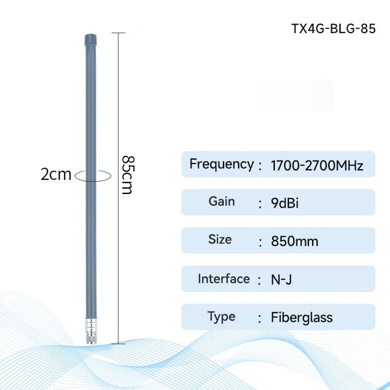 4G Fiberglass Antenna Series CDEBYTE LET 6 - 12 dBi N - J/SMA - J Connector Waterproof Antenna For Modem LoRa LoRaWan Aerial TX4G - BLG - 25 - IOT Module Shop Manufacturer Factory