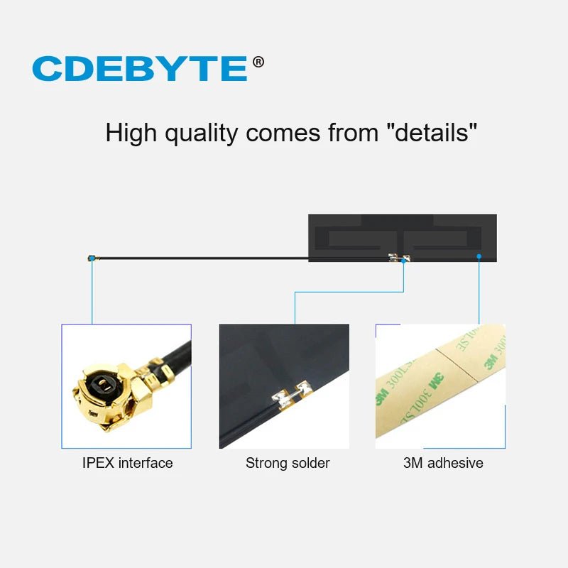 5dBi PCB Internal Antenna 4G LTE Antenna TX4G-PCB-6613 CDEBYTE IPEX-I ...