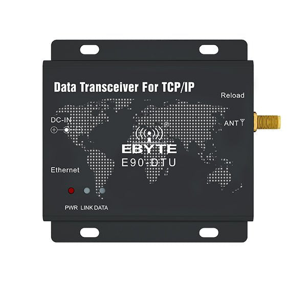868mhz 915mhz E90-DTU(900SL30-ETH) sx1262 lora data transceiver 10km long range industrial modem with rj45 ethernet interface - EBYTE
