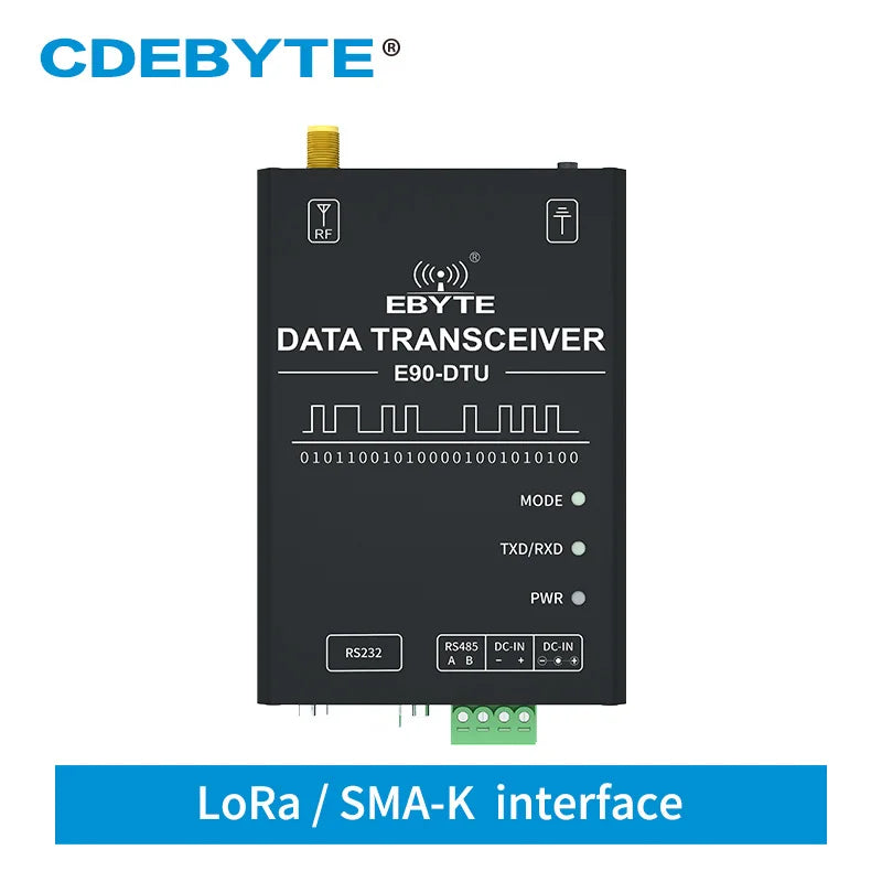 Модуль LoRa SX1262 SX1268, 433 МГц, беспроводной приемопередатчик данных, 1 Вт, 10 км, большой радиус действия, RSSI LBT, CE, FCC, модем RoHs E90-DTU (400SL30P)