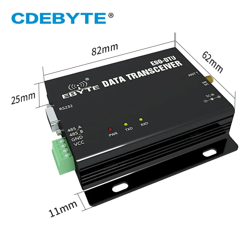 CDEBYTE E90-DTU (2G4L27) Новое беспроводное цифровое радио LoRa 2,4 ГГц 27 дБм 500 мВт RS232/RS485 LBT FEC 7 км Модуль связи LoRa