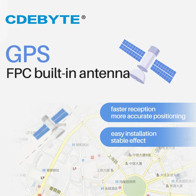 Ebyte TXGB-FPC-3615 1575.42MHz Antenna 3dBi IPX-1 Built-in FPC Antenna GPS Vertical Polarization Omnidirectional Radiation IoT