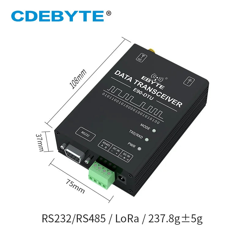 Ebyte E90-DTU(400SL30P) LoRa Module SX1262 SX1268 433MHz Wireless Data Transceiver 1W 10km Long Range RSSI LBT CE FCC RoHs Modem