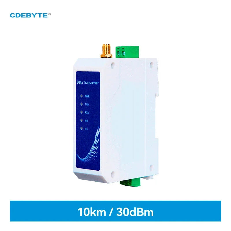 LoRa Industrietaugliche drahtlose Datenübertragungsstation CDEBYTE E95-DTU(900SL30-485) 868/915 MHz 10 km 30 dBm DC8 ~ 28 V RS485 Modbus