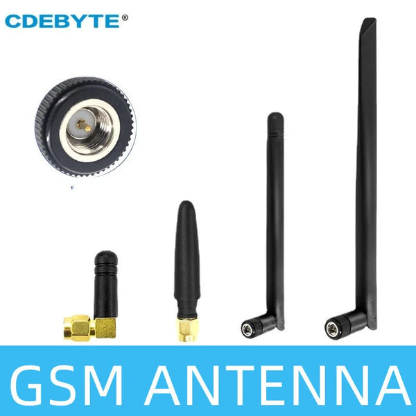 2 Stück NB GSM 3G WLAN-Antenne SMA-J 2-6dbi CDEBYTE Gummi-Antennensauger Omnidirektionale WLAN-Antenne für Funkmodul-Modem TXGN-JW-5