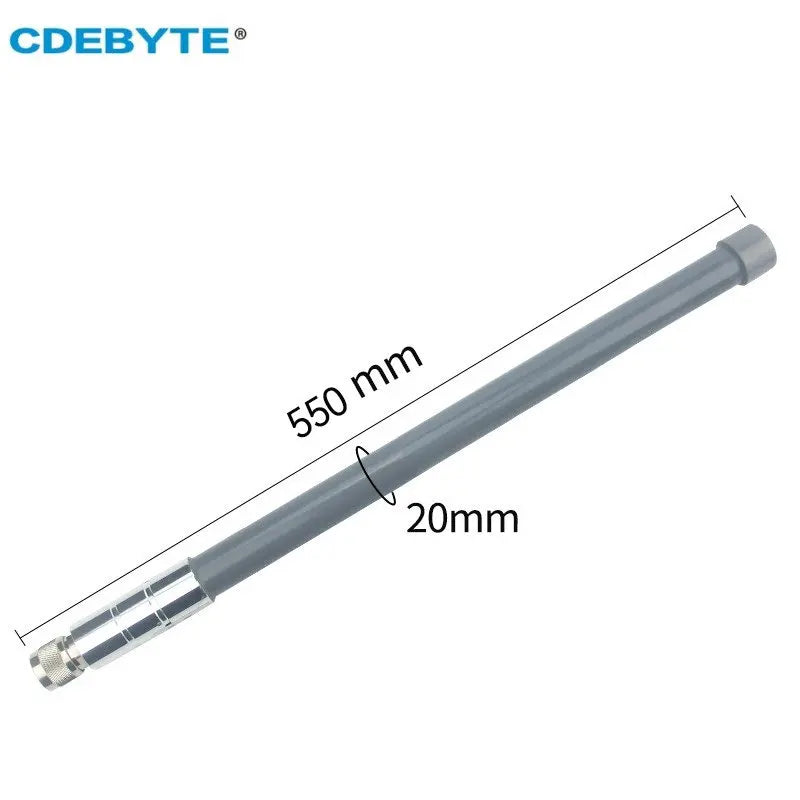 Fiberglass Antenna N-J Up to 10dBi 100W 2.4GHz Omnidirectional Radiation Vertical Polarization Smart Home CDEBYTE  TX2400-BLG-55