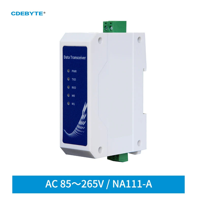 Ethernet Serial Sever RS485 to RJ45 Rail Industrial Standard AC85~265V Long Distance 200m DataTransmission Transceiver NA111-A