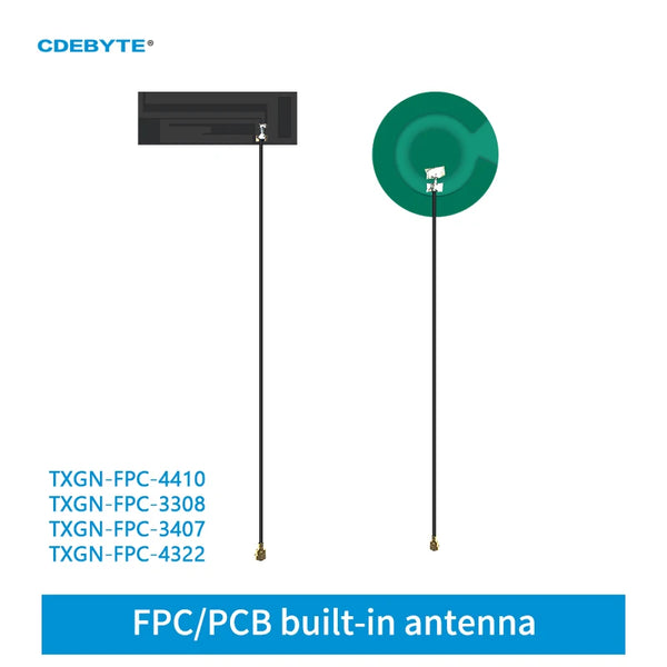 10 Stück 4G-Antenne CDEBYTE FPC Seires unterstützt WCDMA/LET/DTU/4G/5G 826–960 MHz 1710–2170 MHz IPEX-Schnittstelle eingebaute Antenne TXGN-FPC-4410