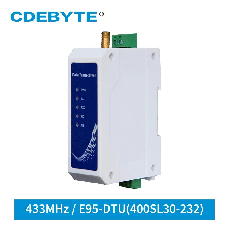 E95-DTU(400SL30-232) Модем LoRa Станция беспроводной передачи данных Modbus SX1268 433 МГц 30 дБм Модуль SMA-K RS232 RF Интерфейс