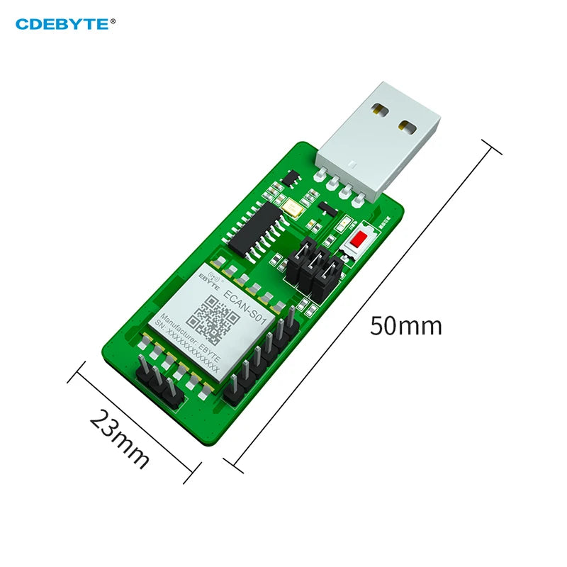 ECAN-S01-TB Test Board Can to Serial Protocol Converter Modul Test Board Standard Modbus Protocol 5 Datenkonvertierungsmethoden