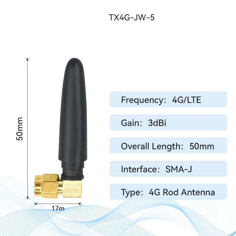 10PCS 3dBi 5dBi PCB Internal Antenna 4G LTE Antenna CDEBYTE IPEX-I Interface Small Size Easy Installation for Wireless Module TX4G-PCB-125014