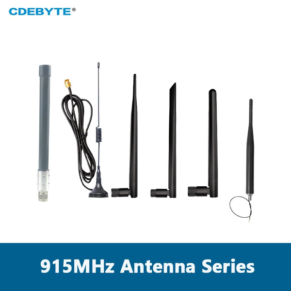 915-MHz-Gummiantenne der Serie CDEBYTE Sucker-Antenne, faltbare SMA-J-Schnittstellenschrankantenne, TPEE-Material für Modem TX915-JK-11