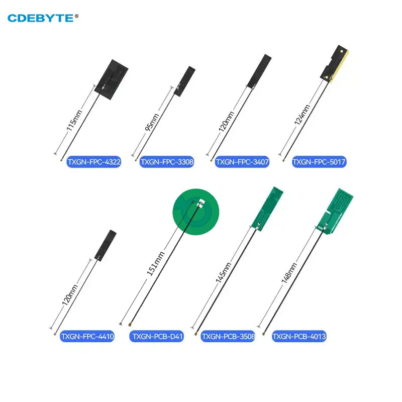 Ebyte TXGN-PCB-3508 4G PCB Antenna CDEBYTE Build-in Antenna Support WCDMA/LET/DTU/4G/5G 826~960 MHz 1710~2170 MHz IPEX Interface