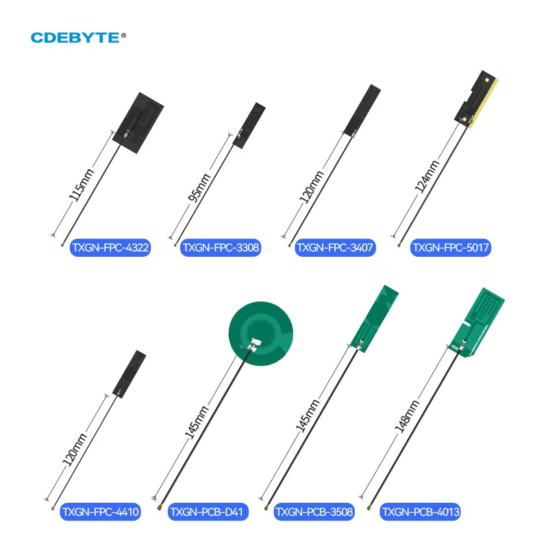 Ebyte TXGN-FPC-4410 4G Antenna CDEBYTE FPC Seires Support WCDMA/LET/DTU/4G/5G 826~960 MHz 1710~2170 MHz IPEX Interface Build-in Antenna