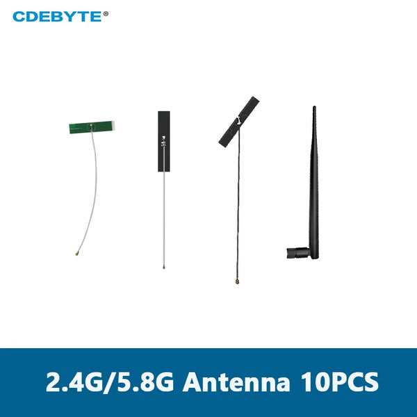 10PCS/Lot 2.4G/5.8G Wifi Antenna PCB Antenna Series SMA-J 5dBi Small Size Rubber Antenna For Wireless Module For Ruter TX2400-PCB-4811