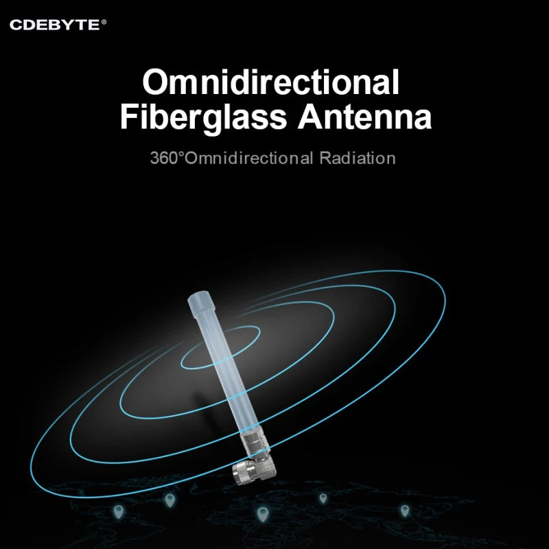 433 МГц 4G антенна из стекловолокна CDEBYTE TX433-BLG-20L TX4G-BLG-25L NJ N-папа Интерфейс IP67 Защита Водонепроницаемый Высокий коэффициент усиления