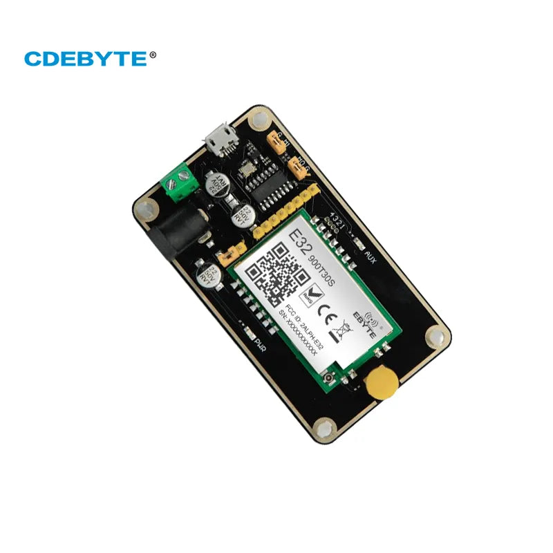 Плата для тестирования беспроводного модуля LoRa SX1276 CDEBYTE E32-900TBH-01 Предварительно припаянный E32-900T30S USB-интерфейс Простой в разработке набор для тестирования 