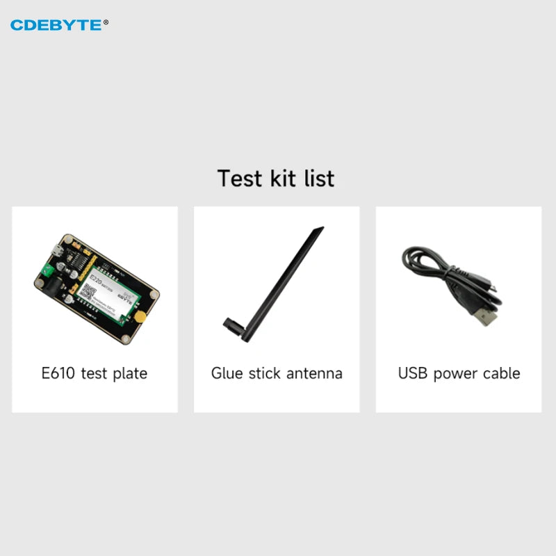 Тестовая плата беспроводного модуля CDEBYTE E610-433TBH-01 Предварительно припаянный модуль E610-433T30S USB-интерфейс