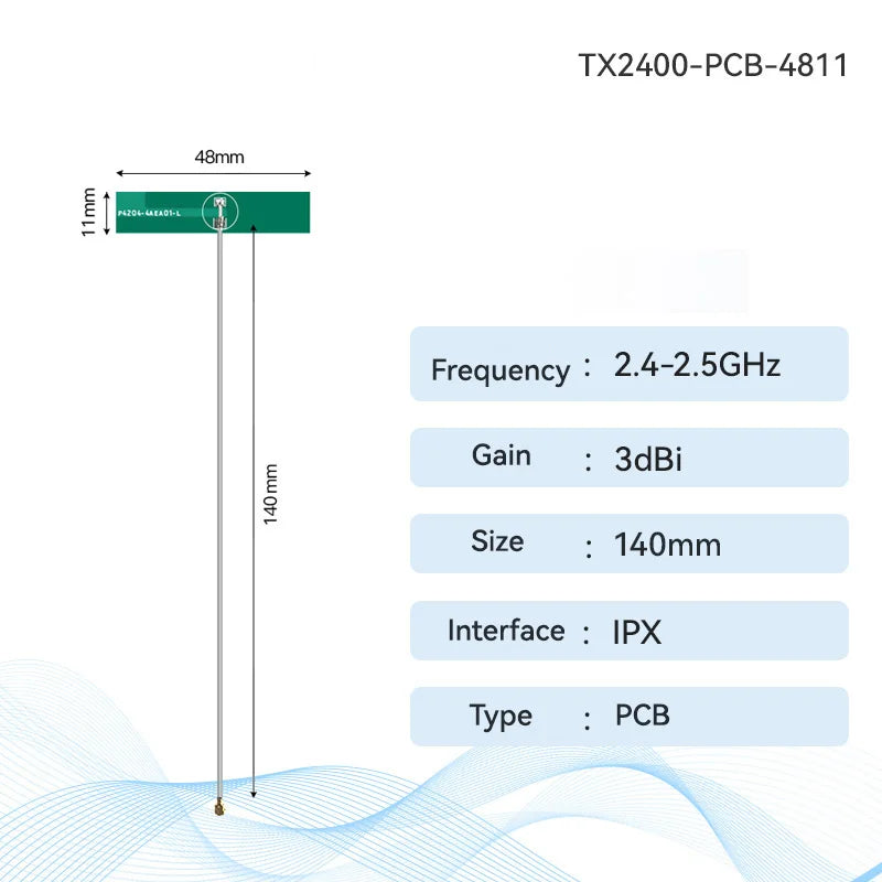 10 шт./лот 2,4G/5,8G Wi-Fi антенна PCB Антенна серии SMA-J 5dBi Малый размер резиновая антенна для беспроводного модуля для Ruter TX2400-PCB-4811