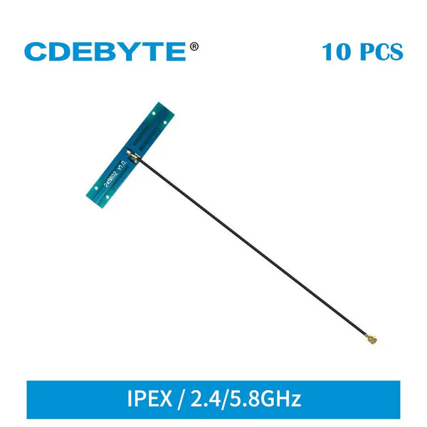 10pcs/lot 2.4GHz 5.8GHz PCB Built-in Antenna 2dBi 50Ω 2W IPEX-1 Interface CDEBYTE TXWF-PCB-5109