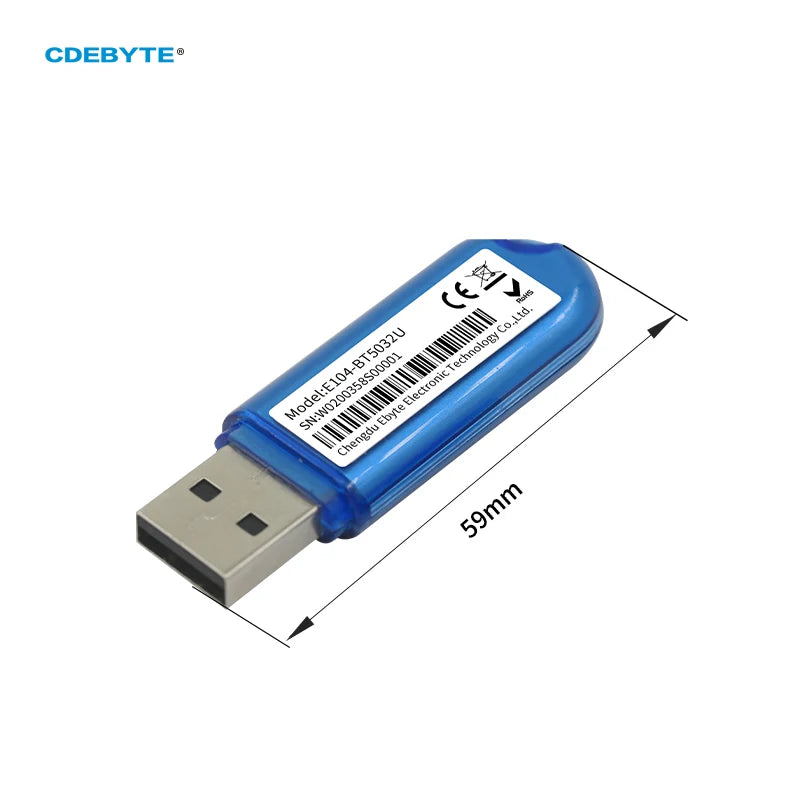 Чип nRF52832 Bluetooth Test Suite с поддержкой BLE4.2/BLE5.0 CDEBYTE E104-BT5032U Тестовый набор для захвата пакетов протокола USB-интерфейса
