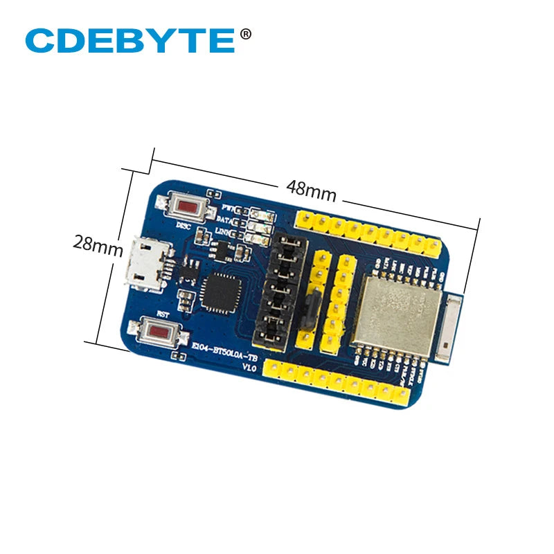 E104-BT5010A-TB nRF52810 USB-тестовая плата Bluetooth-модуль BLE 5,0 для UART E104-BT5010A CDEBYTE