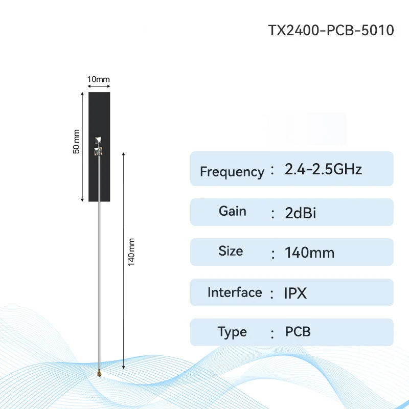 10 шт./лот 2,4G/5,8G Wi-Fi антенна PCB Антенна серии SMA-J 5dBi Малый размер резиновая антенна для беспроводного модуля для Ruter TX2400-PCB-4811