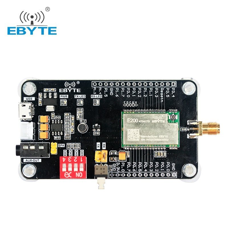 Audio Transmission Module Test Board Amplifier Board Speaker USB Test kits 17dBm 470MHz EBYTE E200 - 470A17S - TB For E200 - 470A17S - IOT Module Shop Manufacturer Factory