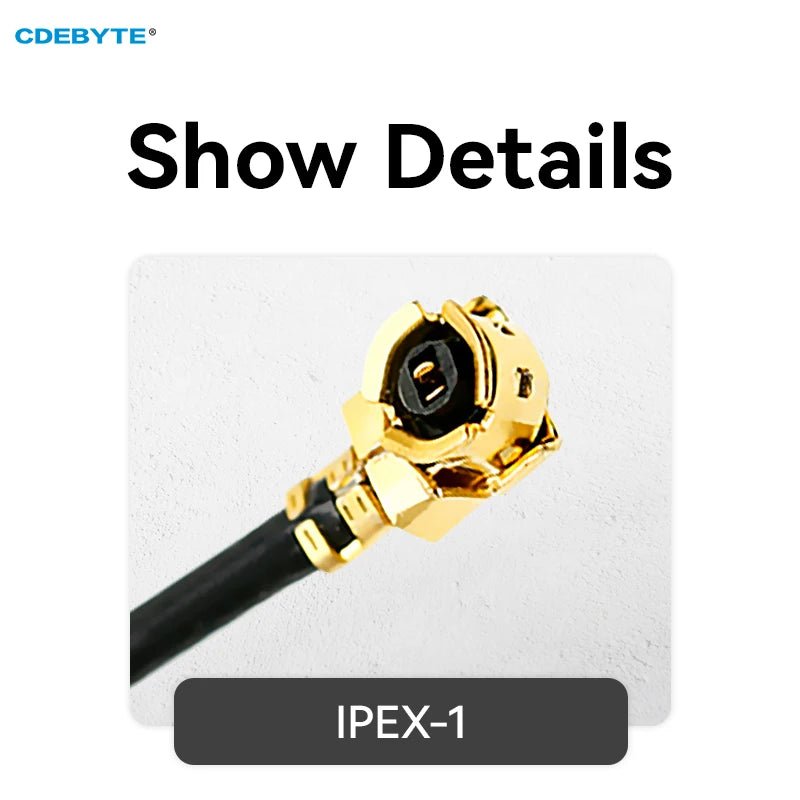 Cabinet Antenna Series 433M/472M/490M Antenna SMA Female Interface IPEX Screw Fixing Waterproof Nut CDEBYTE Outdoor Antenna TX433 - JG - 150 - IOT Module Shop Manufacturer Factory