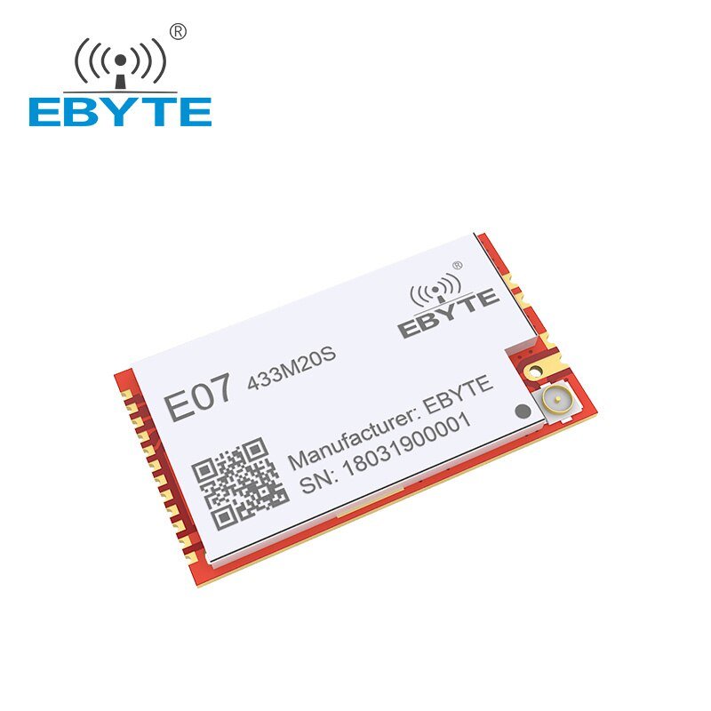 CC1101 433MHz 20dBm Wireless Transceiver Module Smart Home SPI Interface Power Amplifier Rf Receiver Module EBYTE E07-433M20S - EBYTE