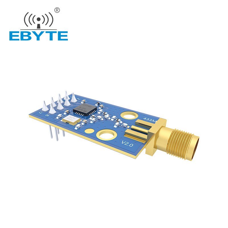 CC1101 Wireless Transceiver Module EBYTE E07-M1101D-SMA Low Power 433MHz Development Board Small Size SPI Communication Module - EBYTE