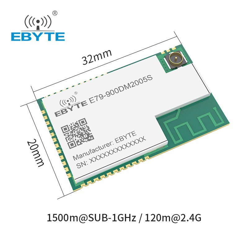 CC1352P 2.4GHz Sub-G Wireless IOT Board 868MHz 915MHz 20dBm 5dBm Dual-band Wireless Transceiver Module Bluetooth E79-900DM2005S - EBYTE