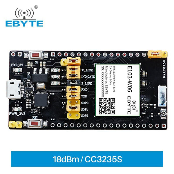 CC3235 Wifi Module Test Board EBYTE E103-W06-TB USB Interface Easy Use Pre-Welded E103-W06 TTL Test Board - EBYTE