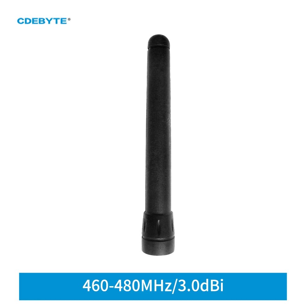CDEBYTE 470MHz Spread Spectrum Rubber Antenna 3dBi 90mm CDEBYTE TX470 - JZR - 9 SMA Female Bendable Rubber Antenna For Modules - IOT Module Shop Manufacturer Factory
