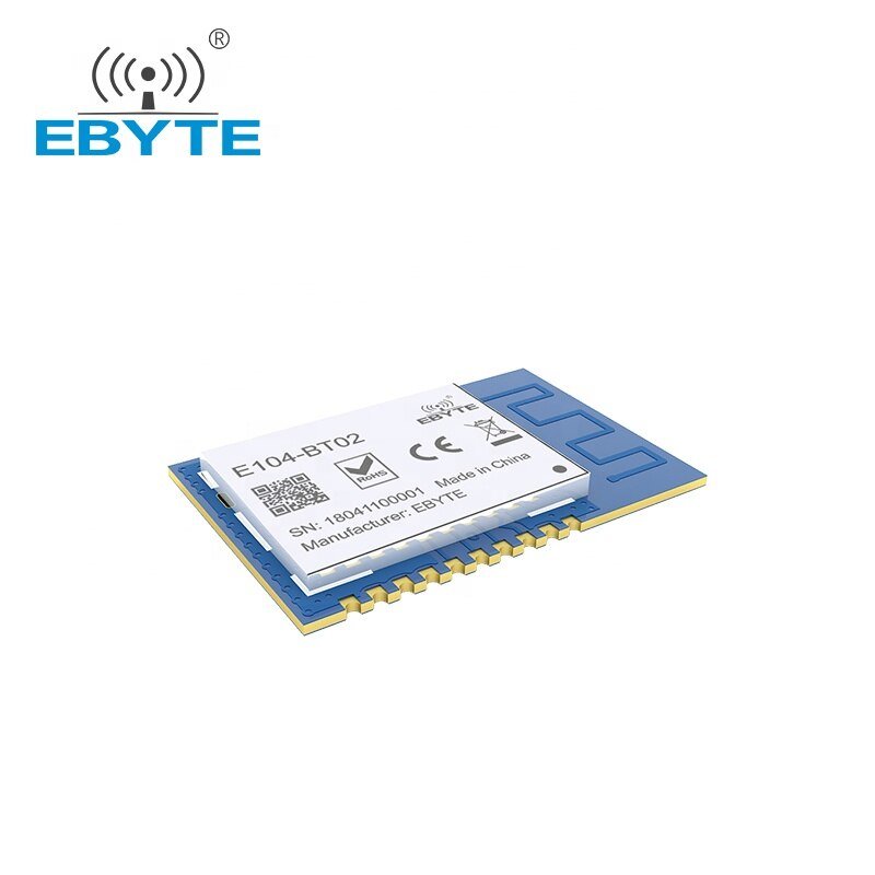DA14580 ZigBee BLE 4.2 Wireless UART to BLE Module 1mW 2.4GHz EBYTE E104-BT02 PCB Antenna Transceiver for Smart Home - EBYTE