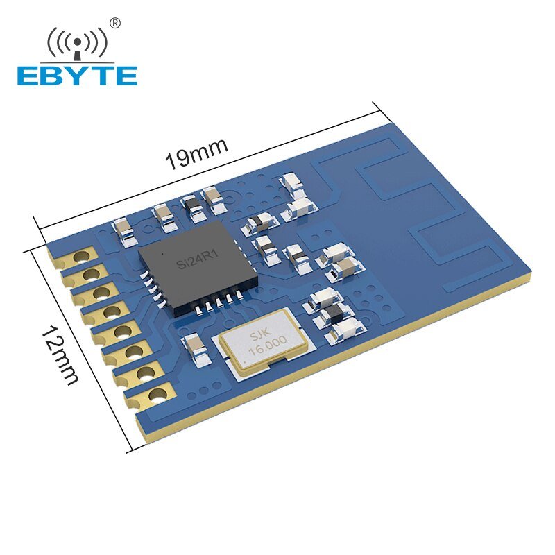 E01C-ML01S Si24R1 IOT Electronic Components 300m SMD Module 2.4GHz 7dBm EBYTE Wireless Modules PCB Antenna SPI Interface - EBYTE