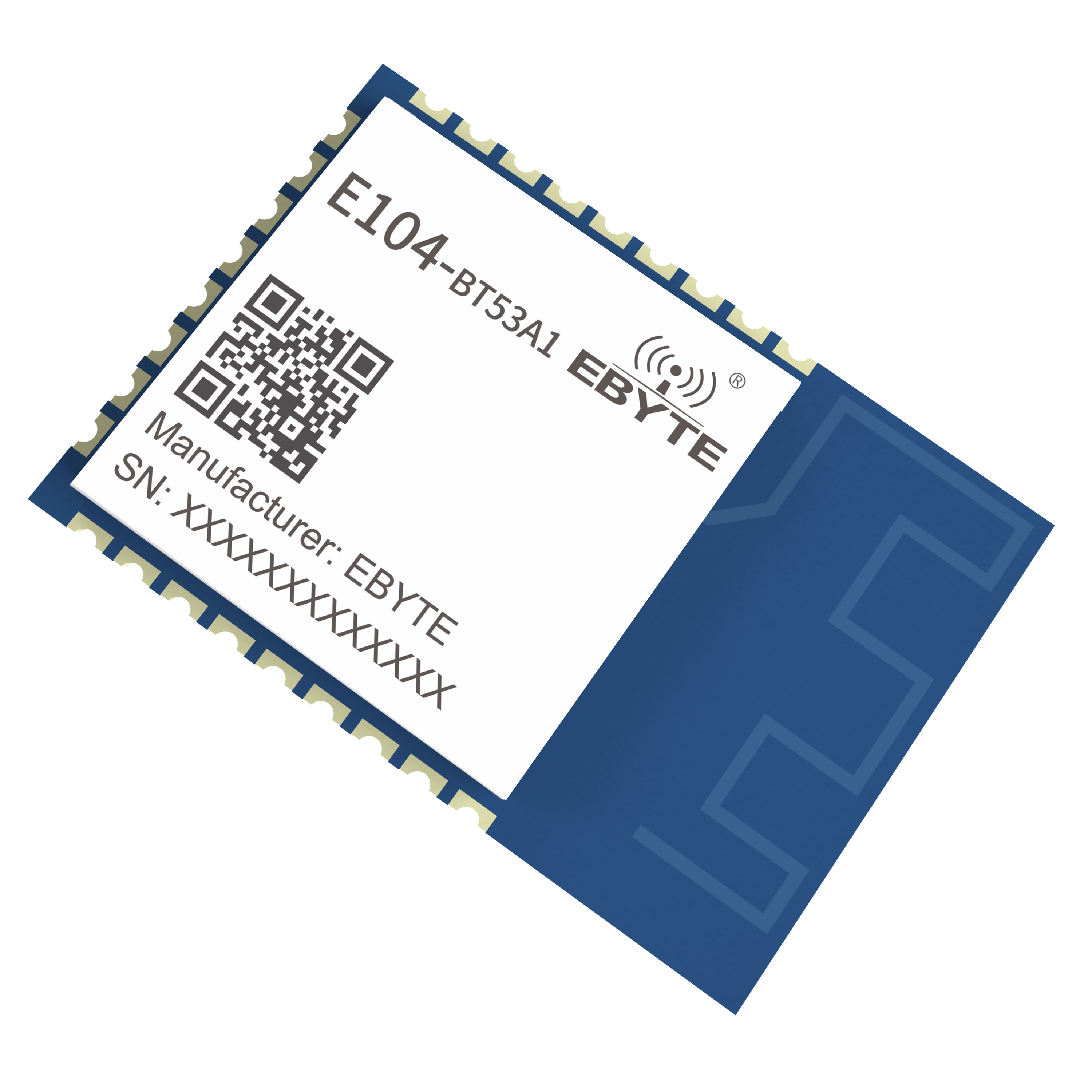 E104 - BT53A1 Ebyte SMD bluetooth BT5.2 module Silicon Labs' original IC EFR32BG22 bluetooth 2.4g GFSK wireless module - IOT Module Shop Manufacturer Factory