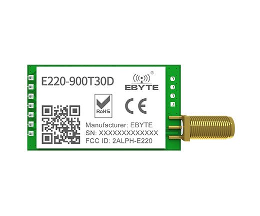 E220-900T30D Ebyte LLCC68 10km Long Distance Wireless Transmitter Module 915MHz LoRa Rf Module - EBYTE