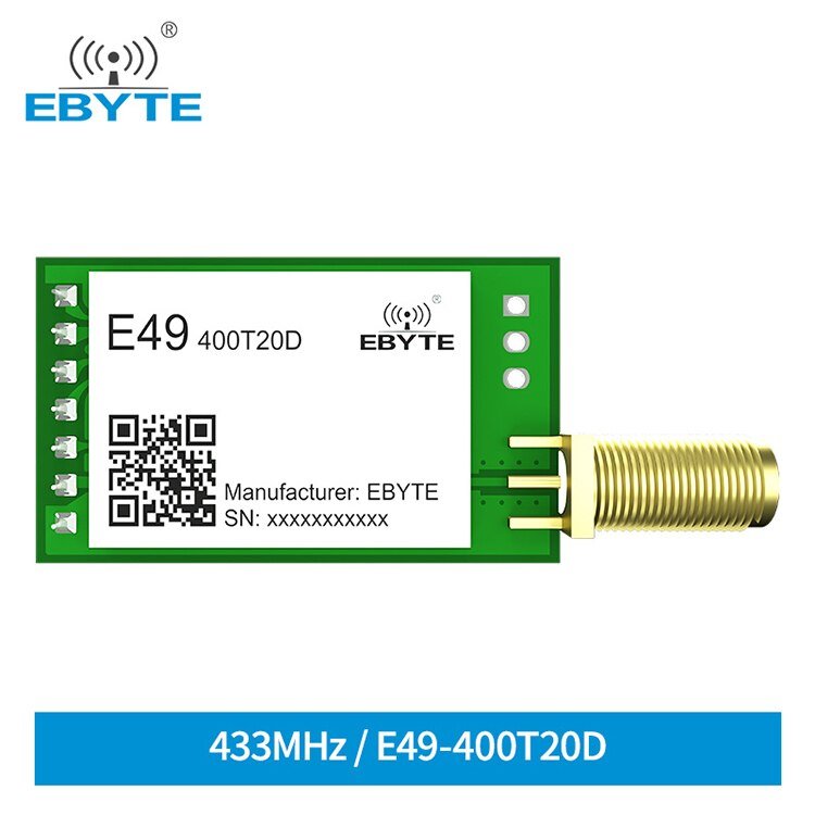 EBYTE E - 400T20D 433MHz Wireless Transmitter and Receiver Module 20dBm 100mW GFSK49 RF Module DIP Ultra - High Cost - Effective - IOT Module Shop Manufacturer Factory