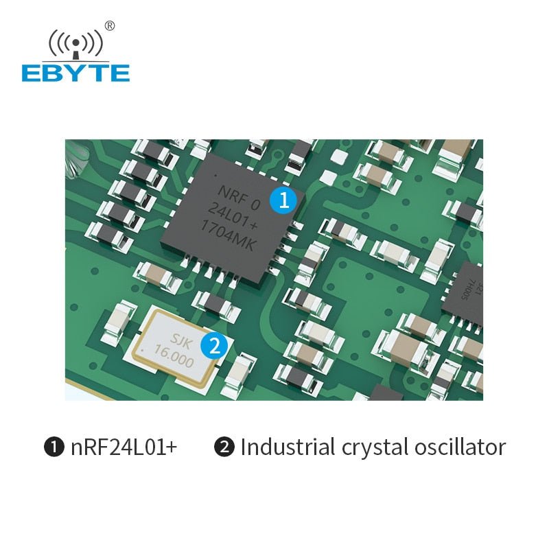 EBYTE E01 - 2G4M27D nRF24L01 PA LNA nRF24L01P 2.4GHz Module 27dBm Wireless Transceiver Module Long Distance Small Size for Smart Home - IOT Module Shop Manufacturer Factory