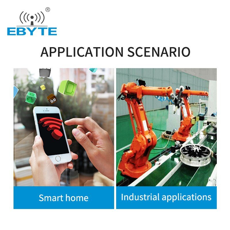 Ebyte E03 - 2G4M10S Low Cost Integrated Circuits TLSR8359 SoC RF Transceiving Module 2.4G 10dBm Wireless Module With PCB Antenna - IOT Module Shop Manufacturer Factory