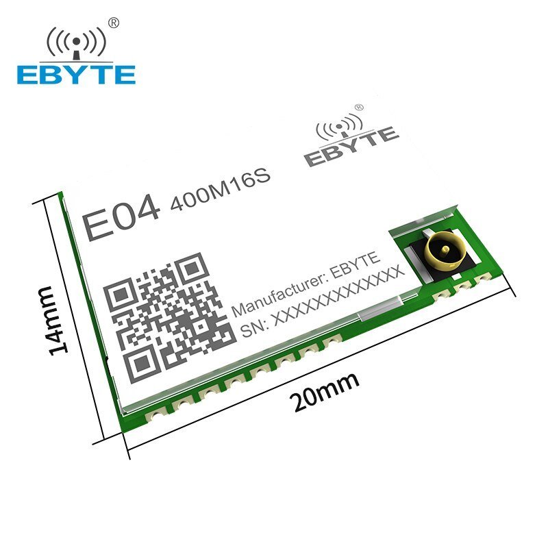 EBYTE E04 - 400M16S S2 - LP RF Wireless Transceiver Module 433M Low Power Consumption 470MHz Long Range Spi Module - IOT Module Shop Manufacturer Factory