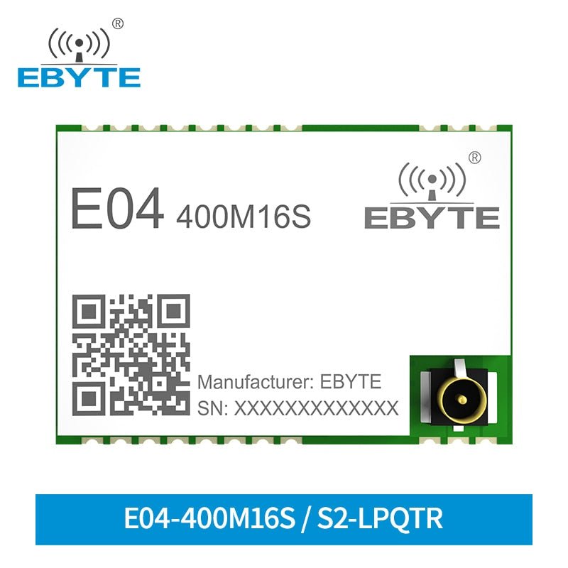 EBYTE E04 - 400M16S S2 - LP RF Wireless Transceiver Module 433M Low Power Consumption 470MHz Long Range Spi Module - IOT Module Shop Manufacturer Factory