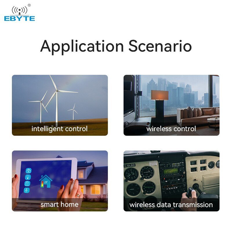 Ebyte E07 - 900M10S TI Costo 26MHz crystal Wireless communication equipment 10dBm 868MHz 915MHz TI CC1101 rf chip SMD wireless module - IOT Module Shop Manufacturer Factory