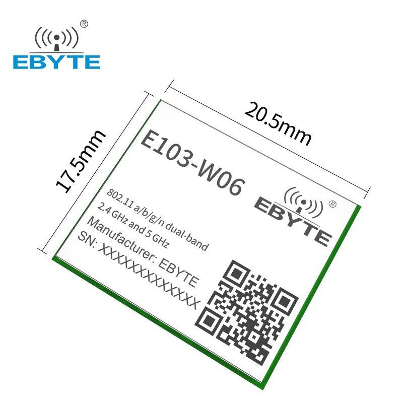 Ebyte Module For 5ghz EBYTE E103-W06 TI CC3235S WIFI Module 2.4GHz 5.8GHz Dual Frequency ...