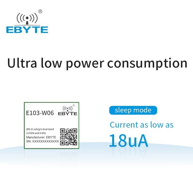 EBYTE E103 - W06 TI CC3235S WIFI Module 2.4GHz 5.8GHz Dual Frequency 18dBm Compatible With CC3235MODS CC3235MODSF IEEE802.11 a/b/g/n - IOT Module Shop Manufacturer Factory