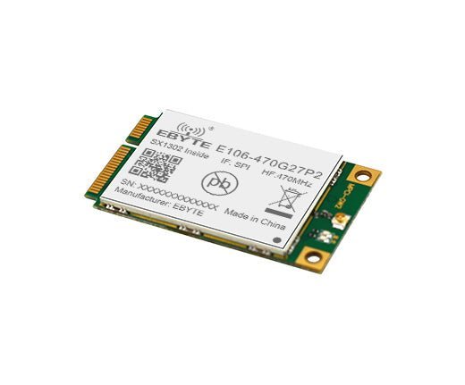 EBYTE E106 - 470G27P2 LoRa chip SX1302 PA LNA LoRa LoRaWAN gateway module RF with mini PCI - e interface - IOT Module Shop Manufacturer Factory