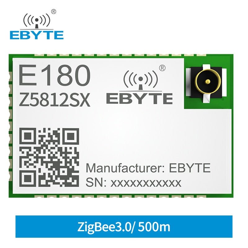 EBYTE E180 - Z5812SX ZIGBEE 3.0 TLSR8258 Module 2.4Ghz Wireless Transceiver Receiver 12dBm 500m High Performance Stamp Hole PCB - IOT Module Shop Manufacturer Factory