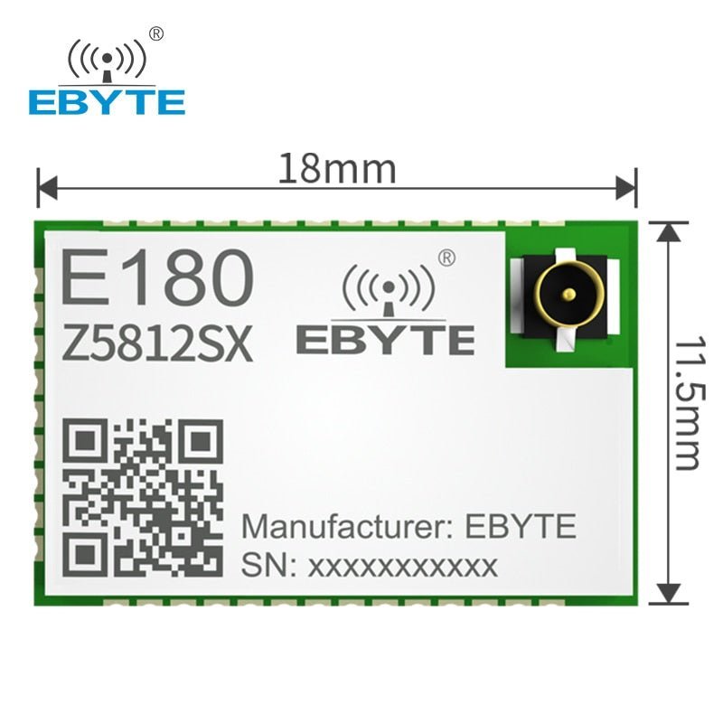 EBYTE E180 - Z5812SX ZIGBEE 3.0 TLSR8258 Module 2.4Ghz Wireless Transceiver Receiver 12dBm 500m High Performance Stamp Hole PCB - IOT Module Shop Manufacturer Factory